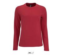 T-shirt donna Sol's Imperial Lsl Rouge XL