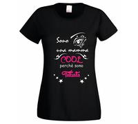 T-SHIRT DONNA Sono una mamma COOL perchè TATUATA tattoo MAGLIETTA IRONICA regalo