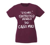 T-shirt Donna - Sto nel fantastico mondo dei cazzi miei