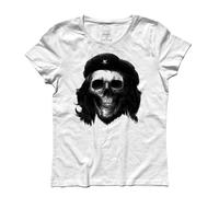 T-shirt donna teschio Skull Ernesto Che Guevara Rivoluzione Rebel