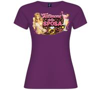 T-Shirt Donna Testimone della Sposa - Addio al Nubilato & Matrimonio | Italia...