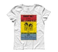 T-shirt donna The Blues Brother Band Jake and Elwood locandina film cult