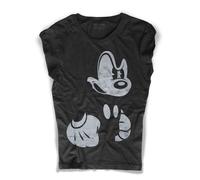 T-shirt donna TOPOLINO ARRABBIATO Mickey Mouse angry no happiness