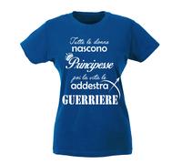 T-shirt Donna - Tutte le donne nascono principesse poi la vita ...