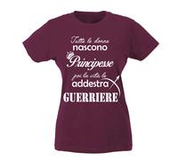 T-shirt Donna - Tutte le donne nascono principesse poi la vita ...