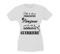 T-shirt Donna - Tutte le donne nascono principesse poi la vita ...