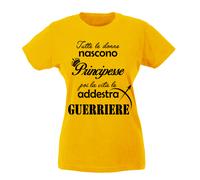 T-shirt Donna - Tutte le donne nascono principesse poi la vita ...