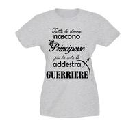 T-shirt Donna - Tutte le donne nascono principesse poi la vita ...