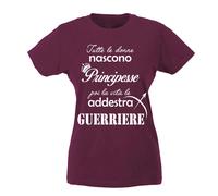 T-shirt Donna - Tutte le donne nascono principesse poi la vita ...