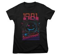 T-Shirt Donna Ufficialmente Licenziata MTV - 1981 - Esplora L'Universo