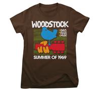 T-Shirt Donna Ufficialmente Licenziata Woodstock - Estate Del 1969