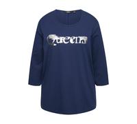 T-shirt donna Ulla Popken taglie forti linea Queens A girocollo 3 4 maniche...