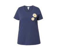 T-shirt donna Ulla Popken taglie forti ricamo girocollo mezza manica