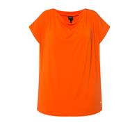T-shirt donna Ulla Popken taglie forti scollo a cascata mezza manica 818189