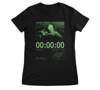 T-Shirt Donna Universale Mostri - Creatura Del Lago Nero Su CCTV