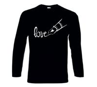 T-SHIRT maglia nera in cotone SE VOLEVO PIACERE A TUTTI NASCEVO NUTELLA