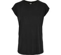T-shirt donna Urban Classics modal extended shoulder Noir S