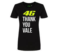 Valentino Rossi T-Shirt Thank You Vale,Donna,M,Nero