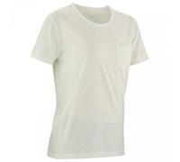T-Shirt Donna WO Onset Girocollo Cotone Riciclato Moderna Tasca Bianca Taglia S