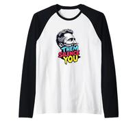 T-Shirt Don't Let Them Silence You - Freedom of Speech Tee Maglia con Maniche Raglan