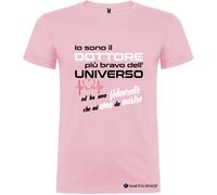 T-shirt Dottore più Bravo dell’Universo con Fidanzata che mi Ama da Morire