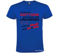 T-shirt Dottore più Bravo dell’Universo con Fidanzata che mi Ama da Morire