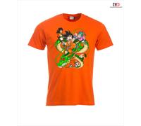 T-Shirt DRAGON BALL Goku Bulma Yamcha Puar Oolong Shenron Uomo - Donna