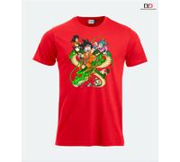 T-Shirt DRAGON BALL Goku Bulma Yamcha Puar Oolong Shenron Uomo - Donna