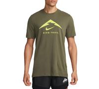 T-SHIRT DRI-FIT TRAIL LOGO Nike Verde