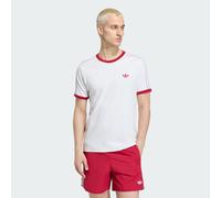 Adidas Originals Drop Needle 3 Stripes Short Sleeve T-shirt Bianco 2XL Uomo