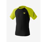 T-shirt Dynafit Alpine Pro manica corta nero giallo ultra - XL