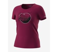 T-shirt Dynafit Artist Series Cotton manica corta granata donna - XS