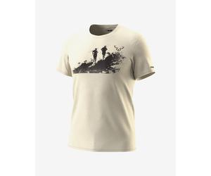 T-shirt Dynafit Graphic bianco beige manica corta - M