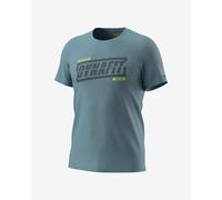 Maglietta da uomo Dynafit Graphic Co M S/S Tee Taglia: XXL / Colore: blu/grigio