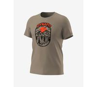 T-shirt Dynafit Graphic manica corta marrone chiaro grigiastro - M