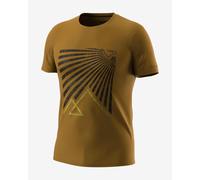 Dynafit Transalper Graphic S/S M - T-shirt - uomo M Dark Yellow/Black/Green man Polygiene,Recycled Polyester,Tencel/Lyocell