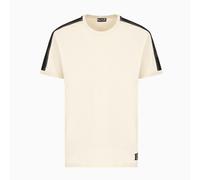 EA7 Emporio Armani Maglietta beige / nero Uomo EA7 Emporio Armani M