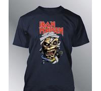 T-Shirt Eddy IRON MAIDEN Rock Hard Rock Maniche Corte Cotone Regular