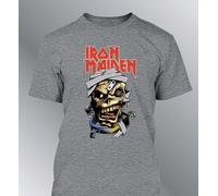 T-Shirt Eddy IRON MAIDEN Rock Hard Rock Maniche Corte Cotone Regular