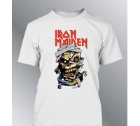 T-Shirt Eddy IRON MAIDEN Rock Hard Rock Maniche Corte Cotone Regular