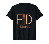 T-shirt Eid Mubarak con silhouette grafica Maglietta