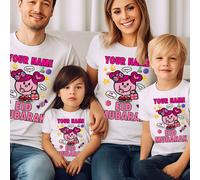 T-shirt Eid Mubarak personalizzata per bambini e ragazze con grafica...