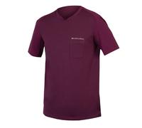Endura Gv500 Foyle T Gravel Short Sleeve Jersey Viola M Uomo Aubergine