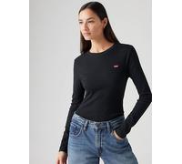 Levi's Essential HM LS Tee T-Shirt, Caviale, XXS Donna
