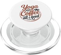 T-shirt Essential Yoga e Caffè PopSockets PopGrip per MagSafe