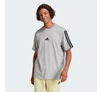 T-shirt Essentials 3-Stripes Single Jersey Medium Grey Heather / Black 3XL