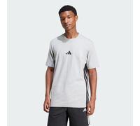 T-shirt Essentials 3-Stripes Single Jersey Medium Grey Heather / Black M