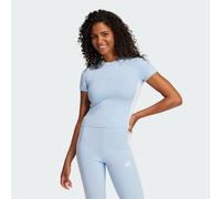 ADIDAS SPORTSWEAR Maglia funzionale 'Essentials' blu pastello / bianco, Taglia XS-S
