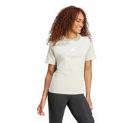 T-shirt Essentials a 3 bande Beige S Tinta unita