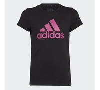 T-shirt Essentials Big Logo Cotton Black / Semi Lucid Fuchsia 7-8A